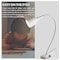 Newhouse Lighting - Indoor Olivia LED Clamp Light Desk Lamp with Flexible Gooseneck, 3 Brightness Levels & 3 Color Modes, White NHCLP-OL-WH - alternate 2